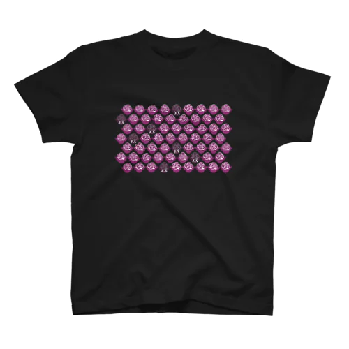 ばららちゃんシルエット紫 티셔츠