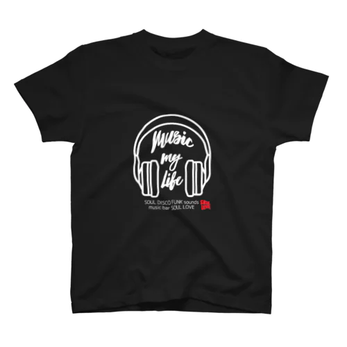 SOUL LOVE ヘッドホン スタンダードTシャツ