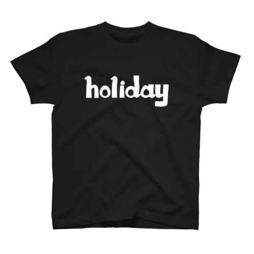 holiday(white ver.) Regular Fit T-Shirt