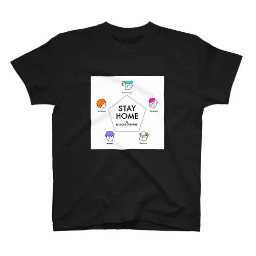 workers (STAY HOME ver.) Regular Fit T-Shirt