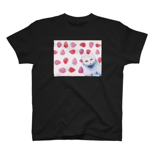 苺ねこ Regular Fit T-Shirt