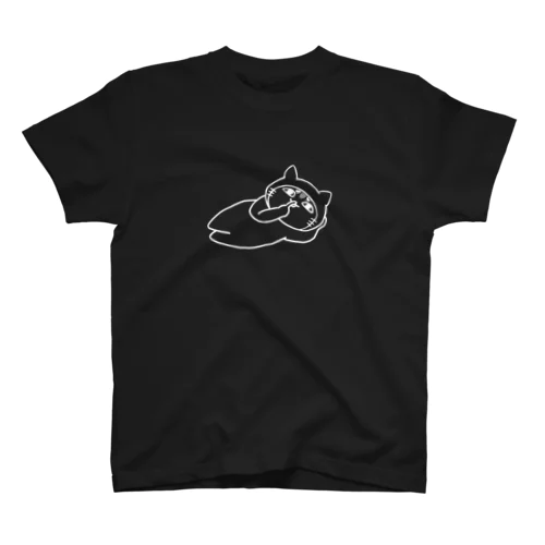 モノクロyogi猫反転ver スタンダードTシャツ