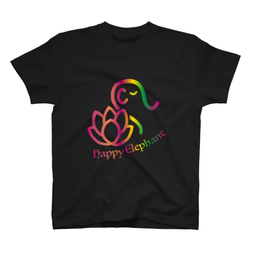 HappyElephant（マルチピンク） スタンダードTシャツ