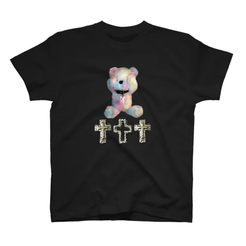 Peek-a-boo CROSS Teddy Rainbow Regular Fit T-Shirt