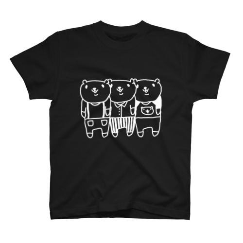 スリーベアー（ホワイト） Regular Fit T-Shirt