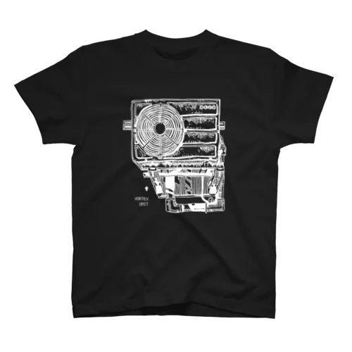 室外機の黒いTシャツ（白） スタンダードTシャツ