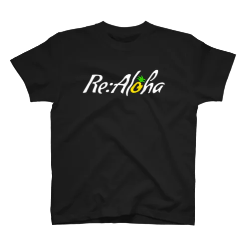 Re:Aloha(白字ver) Regular Fit T-Shirt