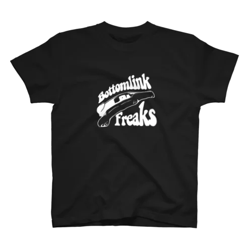 Bottomlink Freaks Logo Tee (White) Regular Fit T-Shirt