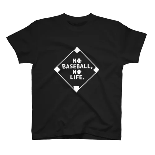 NO BASEBALL,NO LIFE. Regular Fit T-Shirt