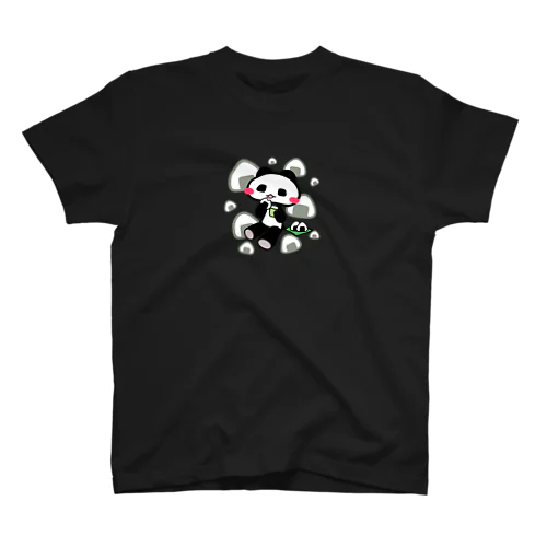 至福のおにぎりタイム♪パンダ。 Regular Fit T-Shirt