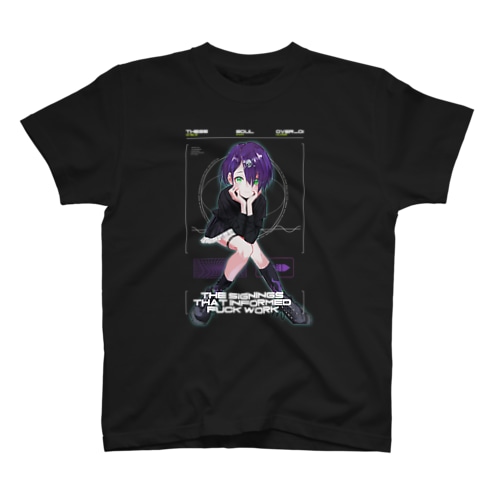紫髮 Regular Fit T-Shirt