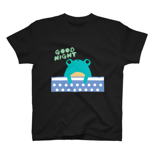 カエルたんがオヤスミ スタンダードTシャツ