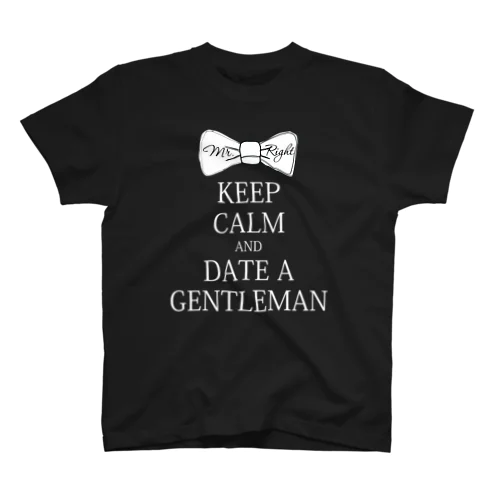 落ち着いて紳士とデートしよう スタンダードTシャツ
