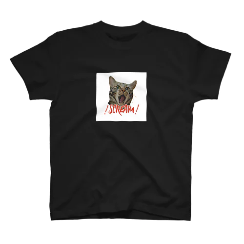 scream cat Regular Fit T-Shirt