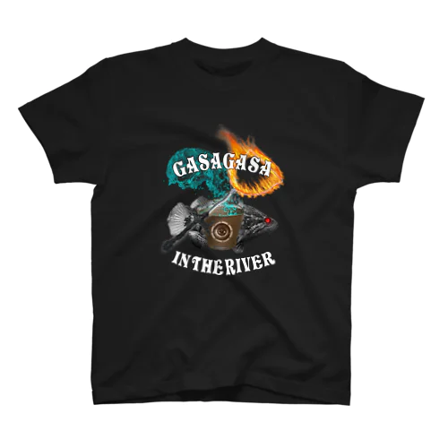 Gasa gasa in the river（ロック） スタンダードTシャツ