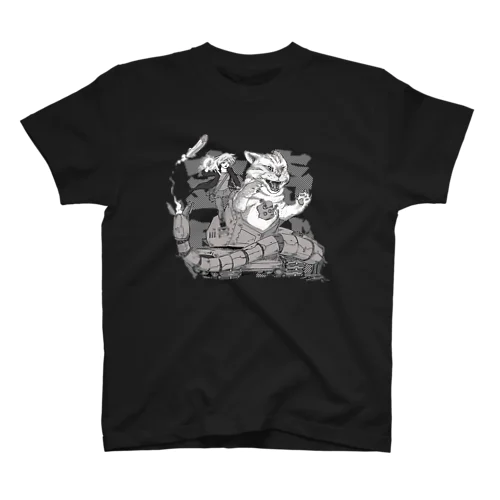 ロボット猫と少女 スタンダードTシャツ