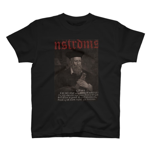 ノストラダムス予言コラージュ_スタンダードカラー Regular Fit T-Shirt