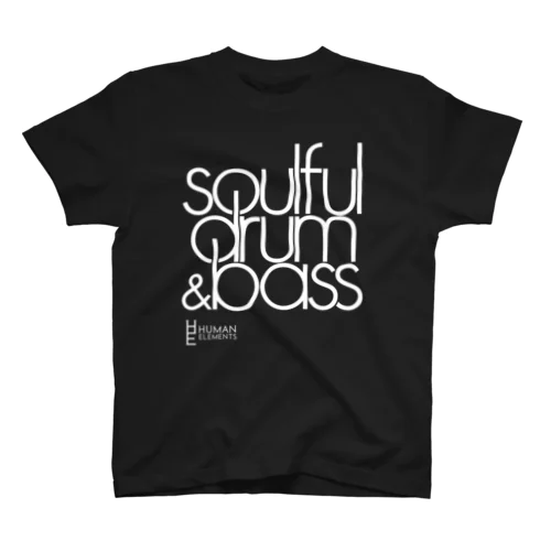 Soulful Drum&Bass (Black) Regular Fit T-Shirt