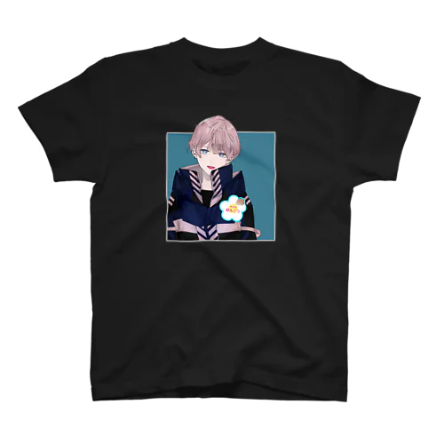 いちごT_02_A_青 スタンダードTシャツ