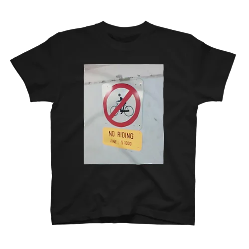 No riding スタンダードTシャツ