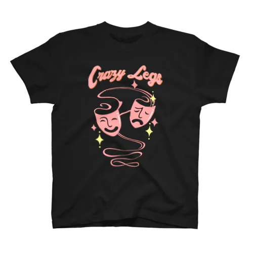 CRAZY LEGS W face スタンダードTシャツ