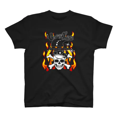 CRAZY LEGS Skull Regular Fit T-Shirt