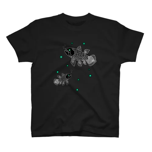 シーラカンスの親子Tシャツ（グリーン） Regular Fit T-Shirt