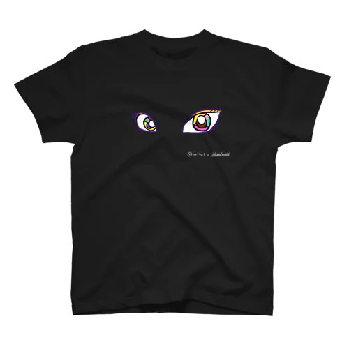 【Maika Loubté×Wisut Ponnimit 】ブラック スタンダードTシャツ