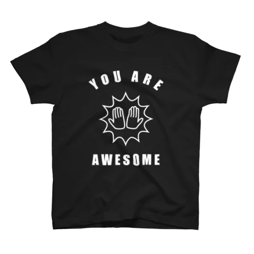 You Are Awesome(白図) Regular Fit T-Shirt