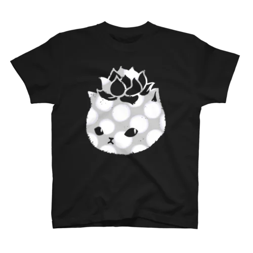 ぶちエケネコ（グレー） スタンダードTシャツ