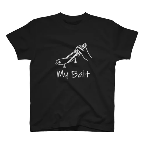 my bait03　文字白 Regular Fit T-Shirt