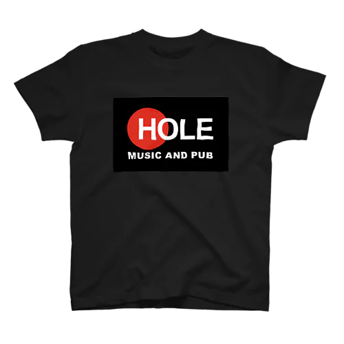 Music And Pub HOLE ロゴ Regular Fit T-Shirt