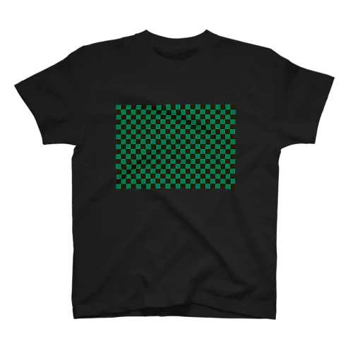 市松模様 緑・黒 ※鬼滅の刃 竈門炭治郎の公式グッズではありません。  スタンダードTシャツ