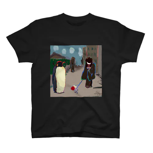 ペンギン風景 Regular Fit T-Shirt