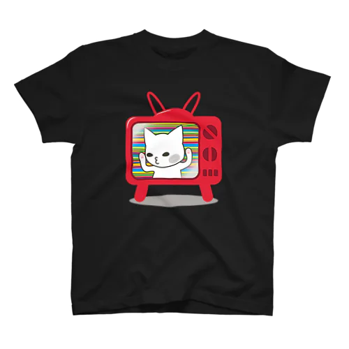 2次元から出られない猫 Regular Fit T-Shirt