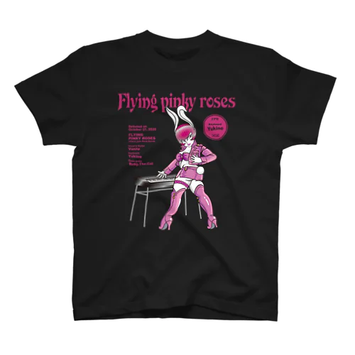 FLYING PINKY ROSES-YUKINE Regular Fit T-Shirt