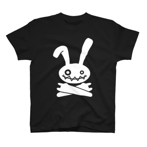 HEAVY METAL BUNNY（ホワイトプリント） Regular Fit T-Shirt