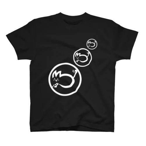 くろいコタツT 2 黒 スタンダードTシャツ