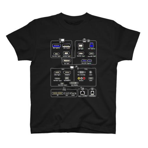コネクタTシャツ Regular Fit T-Shirt