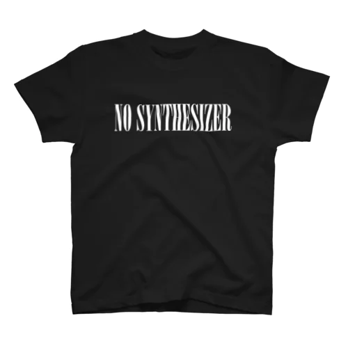 90年代V系インスパイアグッズ「NO SYNTHESIZER」 Regular Fit T-Shirt