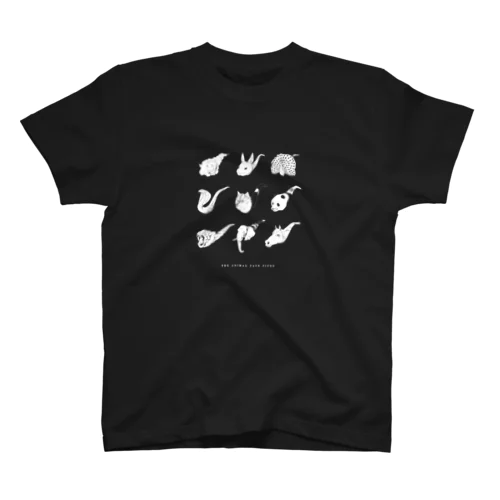THE ANIMAL FACE PIPES ver.黒 Regular Fit T-Shirt