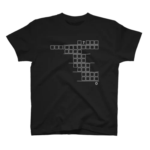 「孤独の7」Tシャツ(濃色向き) スタンダードTシャツ