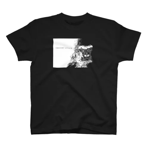 THOUGHT ATTACK 【WHITE】 スタンダードTシャツ