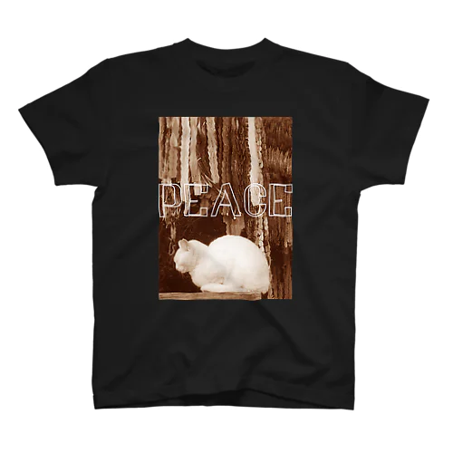 PEACE CAT Regular Fit T-Shirt
