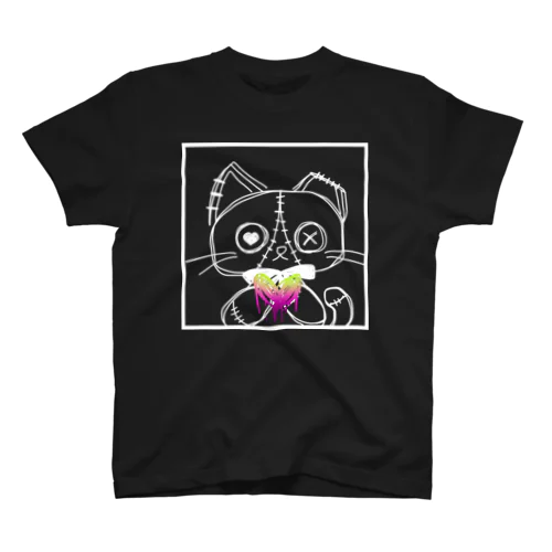 ツギハギねこ Regular Fit T-Shirt