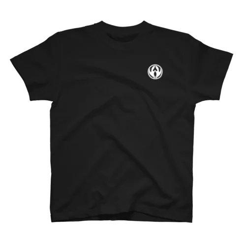 細輪に三又抱き角 Regular Fit T-Shirt