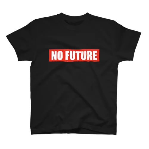 NO FUTURE ボックスロゴ スタンダードTシャツ