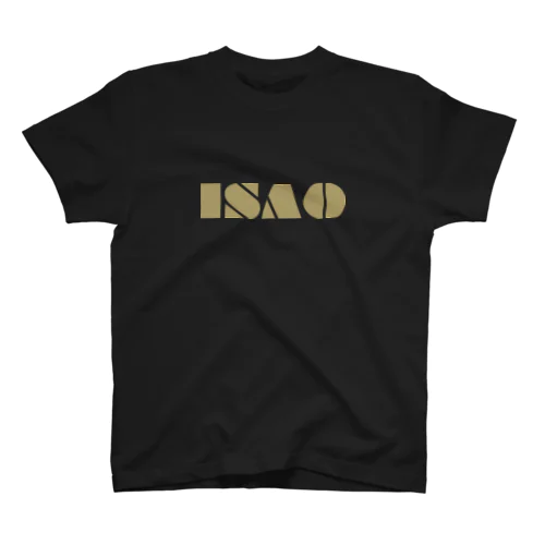 ISAO Tシャツ (ゴールドプリント) Regular Fit T-Shirt