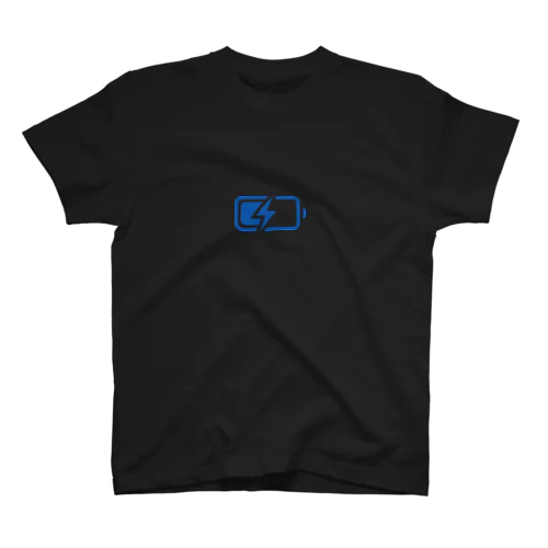 充電中ブルー★ Regular Fit T-Shirt