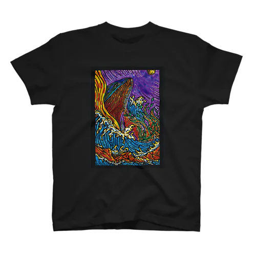 Whale Bound For The Moon Regular Fit T-Shirt